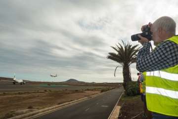  Gando congrega a 65 aficionados a la fotografía aeronáutica (Foto Antonio Rico)